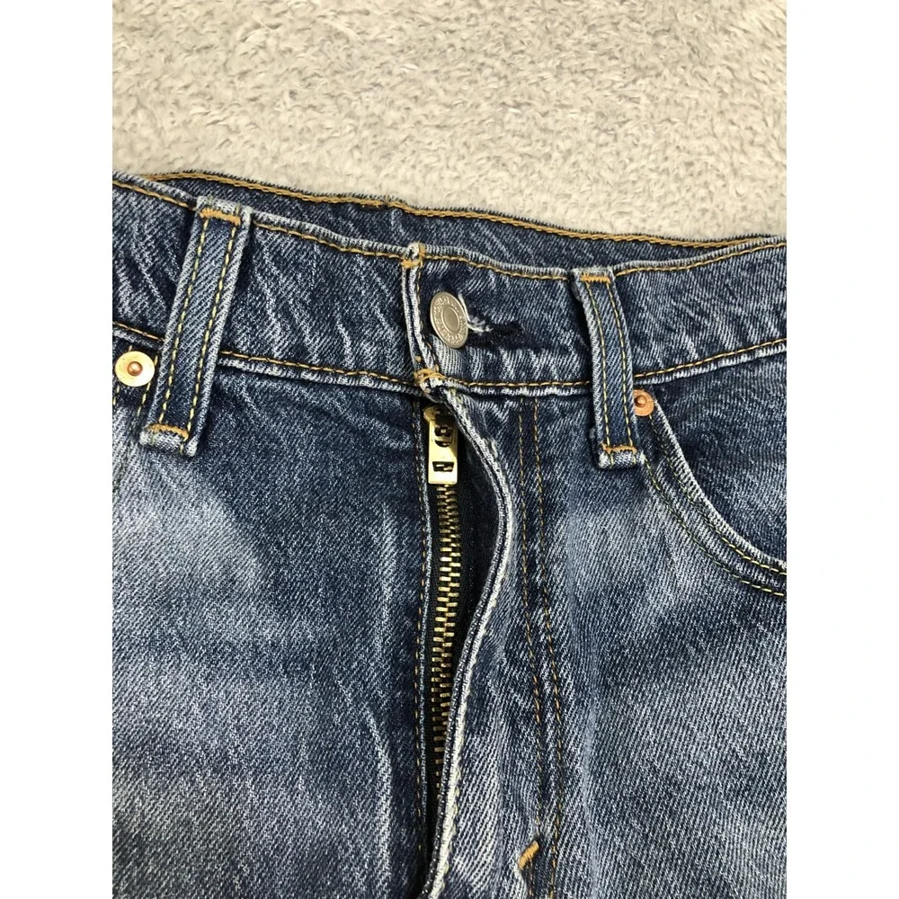 Levi's 502 Jeans Mens 32x28 (Tag 32x30) Blue Taper Fit Denim